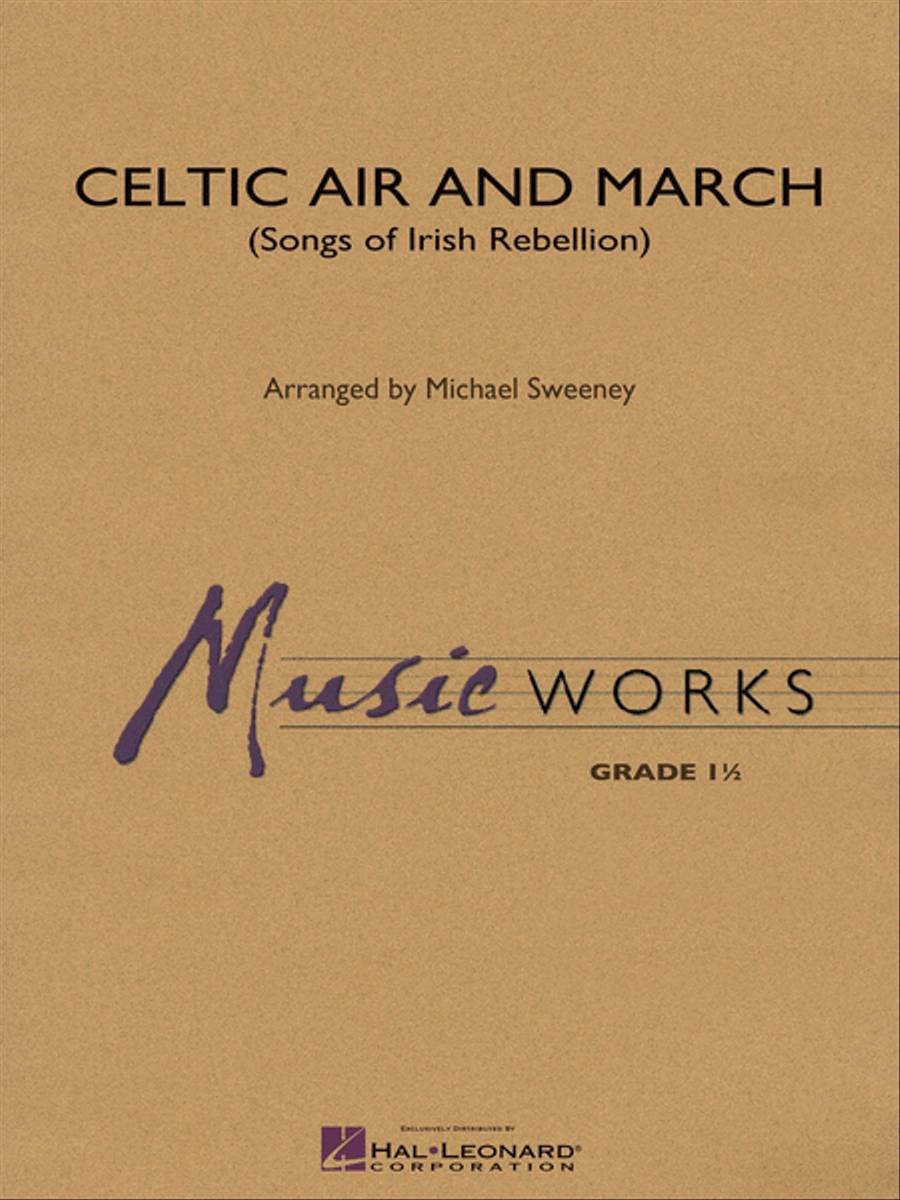 Celtic Air and March (Songs of Irish Rebellion) Concert Band scores gallery preview page 1