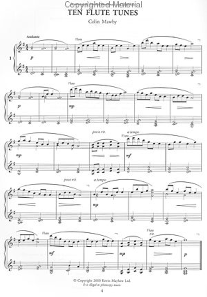 Ten Flute Tunes for Organ