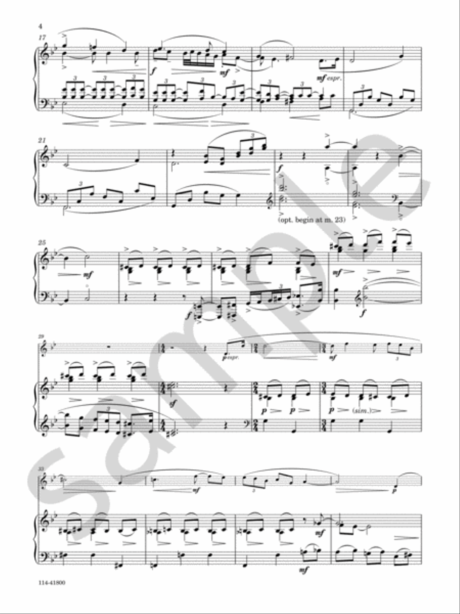 Elegy Elegy Chamber Music scores gallery preview page 4