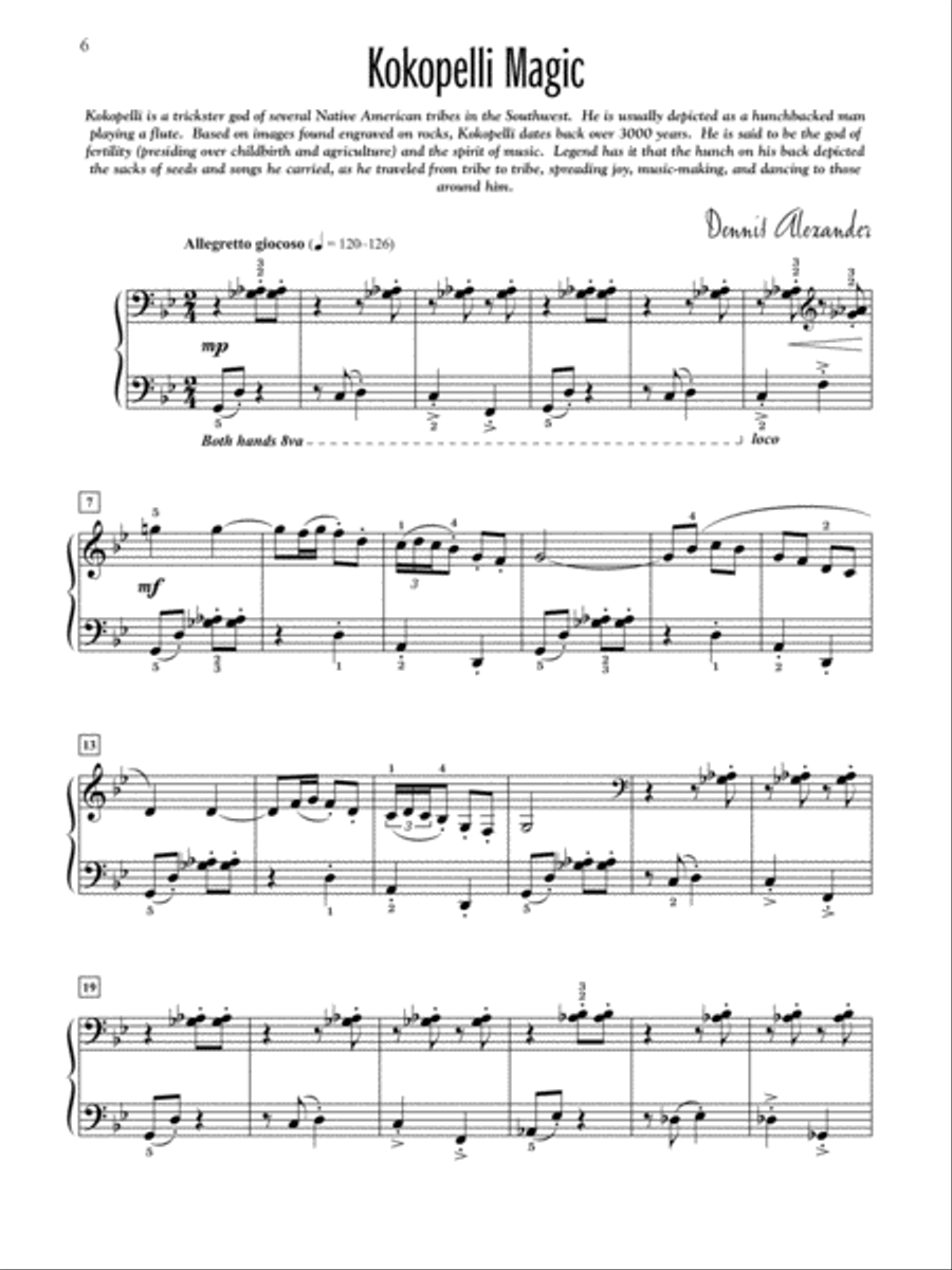 New Mexico -- Land of Enchantment Piano Solo scores gallery preview page 3