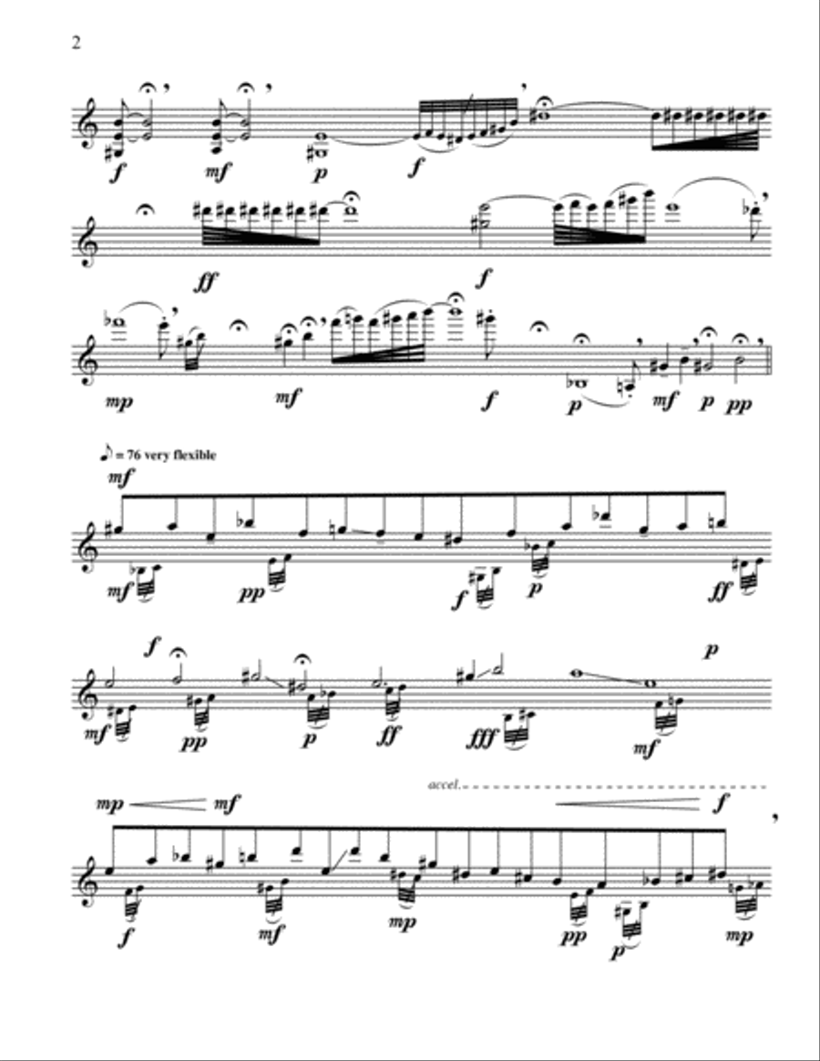 Carson Cooman: Sonata for Solo Violin (2005) Violin Solo scores gallery preview page 4