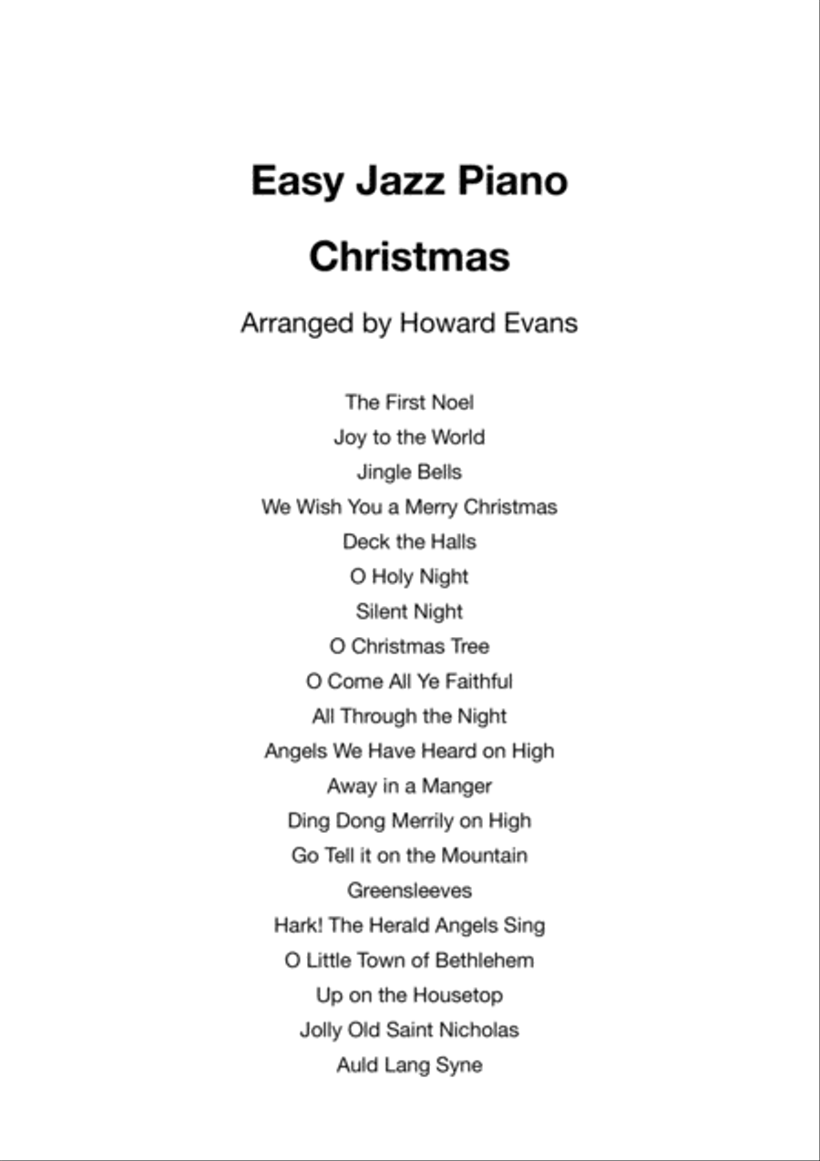 Easy Jazz Piano Christmas image number null