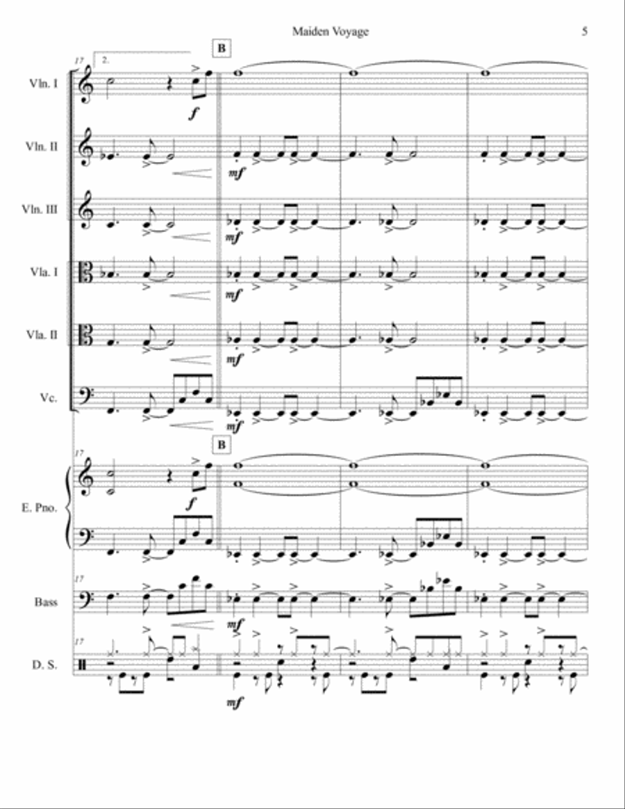 Maiden Voyage Maiden Voyage Set of Parts scores gallery preview page 5