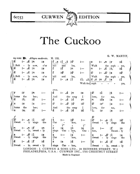 The Cuckoo Tonic