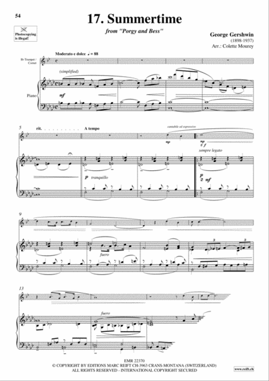 Gershwin 20 Greatest Hits Cornet scores gallery preview page 19