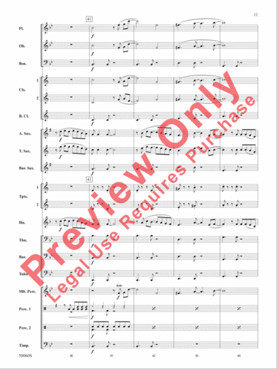 Made You Look Made You Look Concert Band scores gallery preview page 12