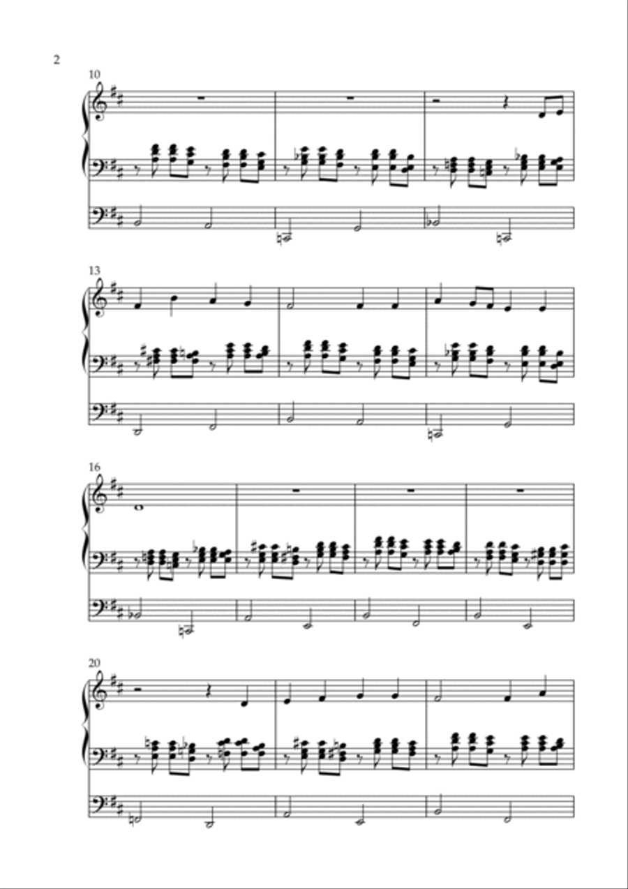 Meditation on Munich, Op. 217 (Organ Solo) by Vidas Pinkevicius Organ Solo scores gallery preview page 2