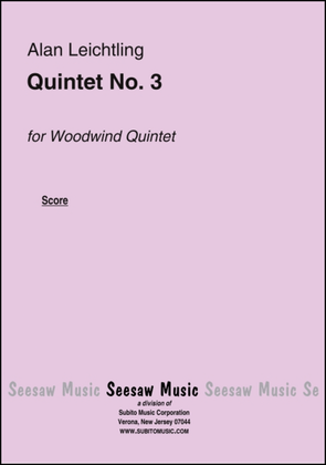 Book cover for Quintet No. 3