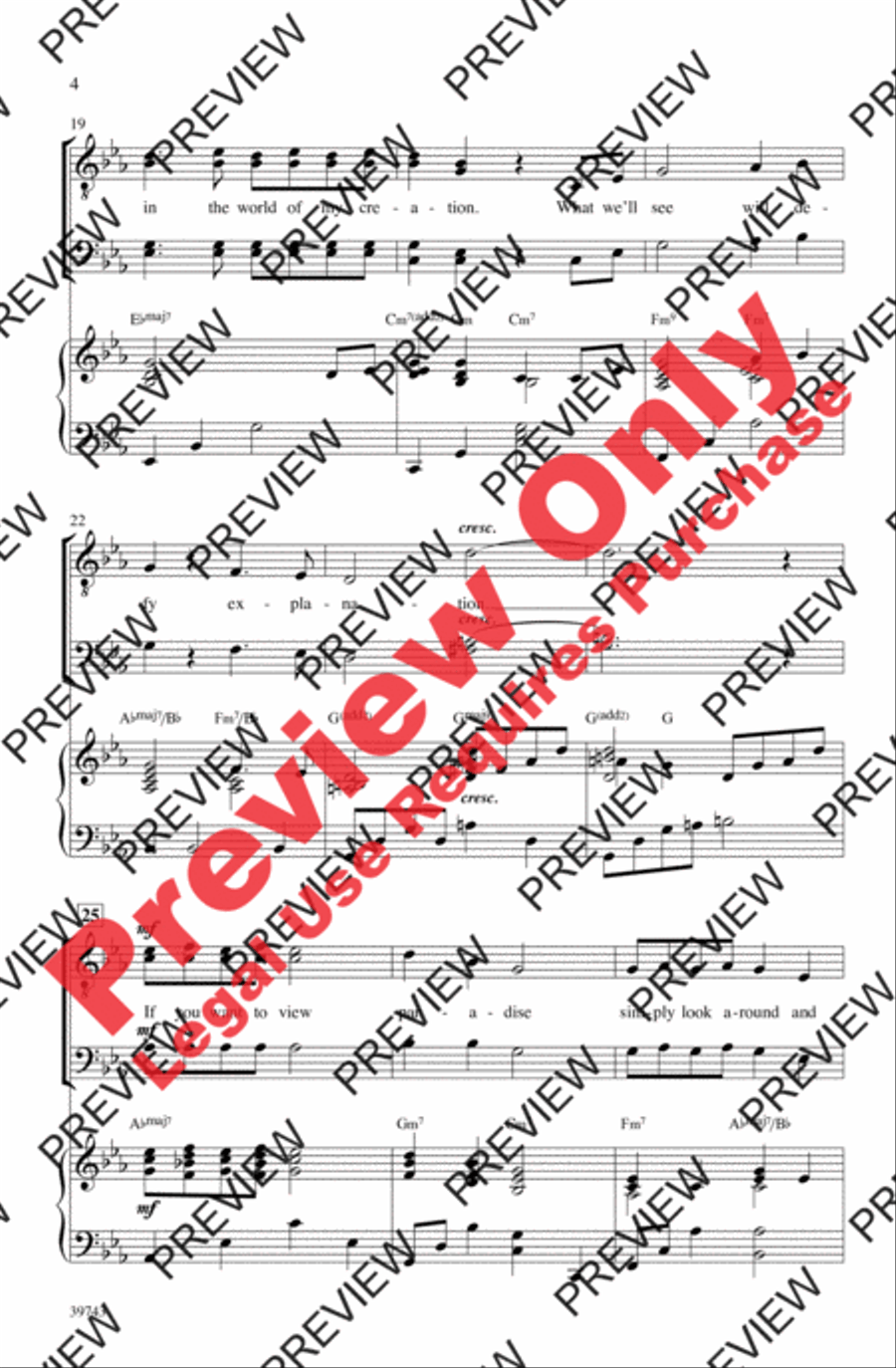 Pure Imagination Men's Choir scores gallery preview page 4