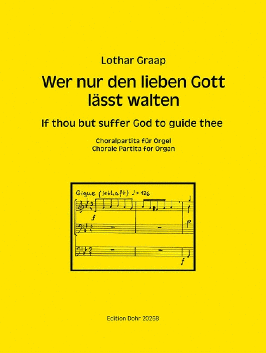 If thou suffer but God to guide thee