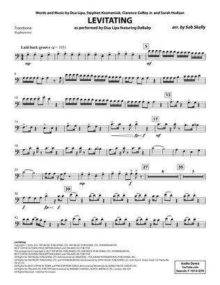 Levitating (for Brass Quintet) (arr. Seb Skelly) - Trombone