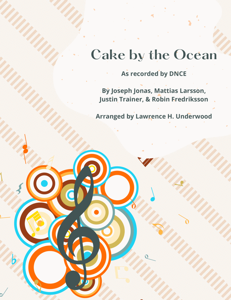 Cake By The Ocean Piano scores gallery preview page 1