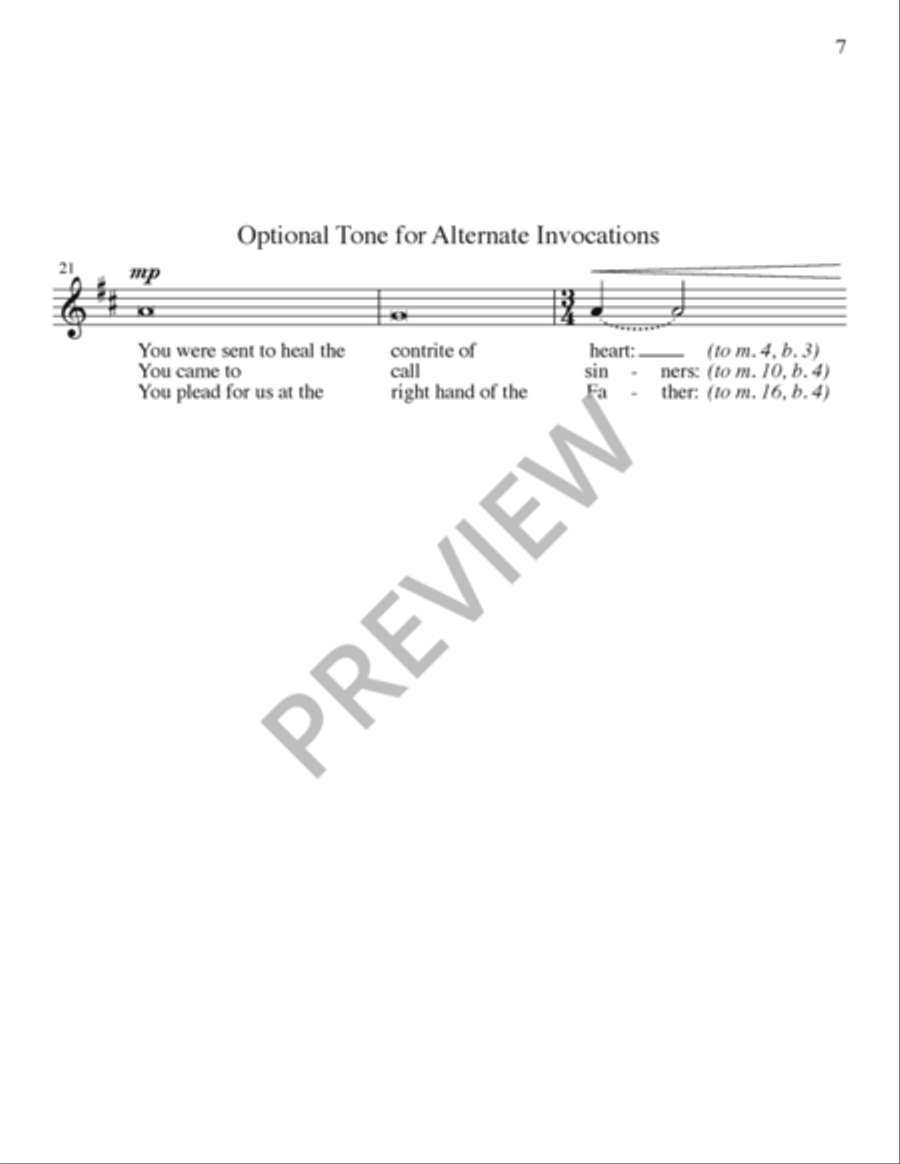 Ruah - Presider edition Ruah - Presider edition C Instrument scores gallery preview page 7
