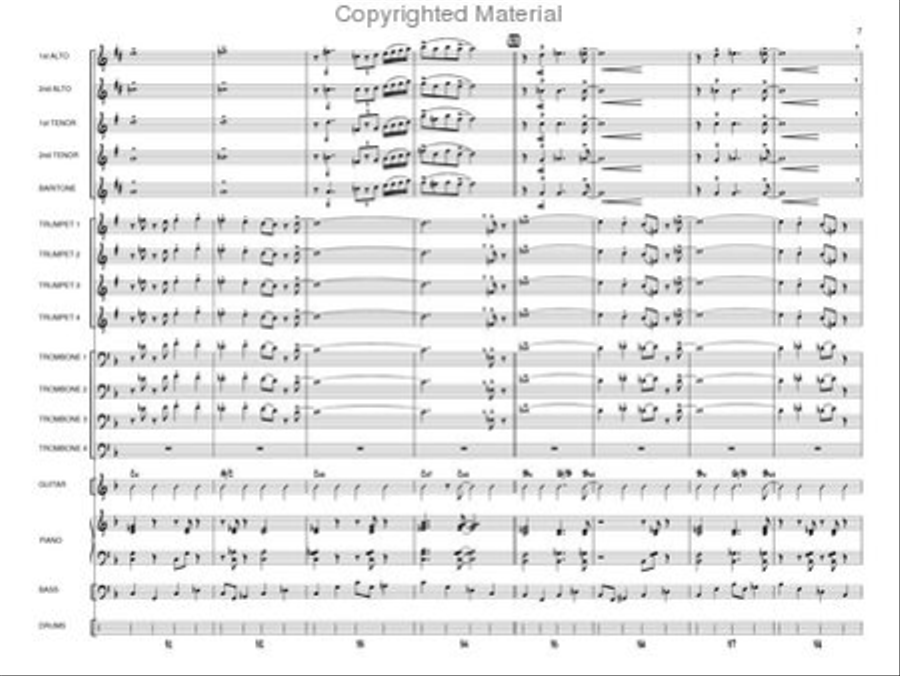 Pedal to the Metal Jazz Ensemble scores gallery preview page 6
