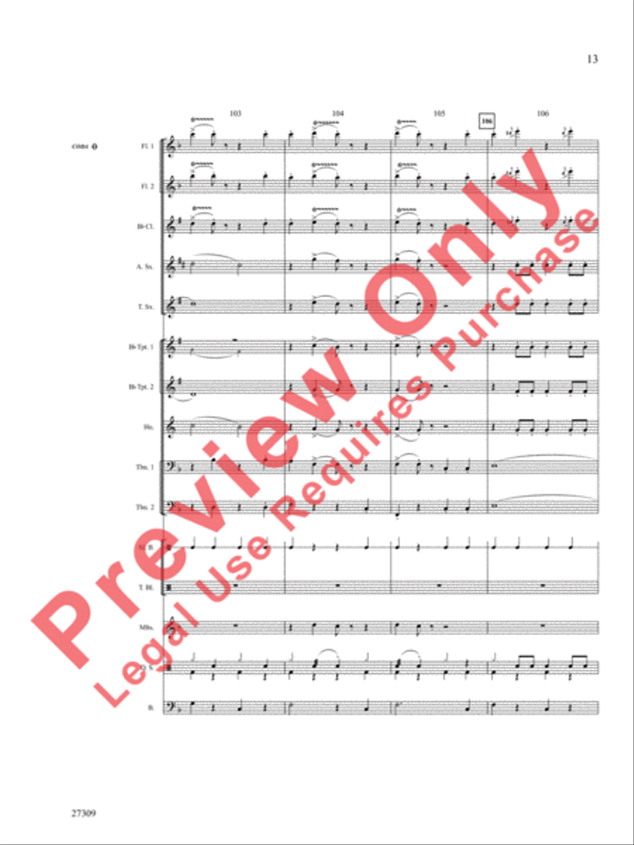 Sleigh Ride Choir scores gallery preview page 14