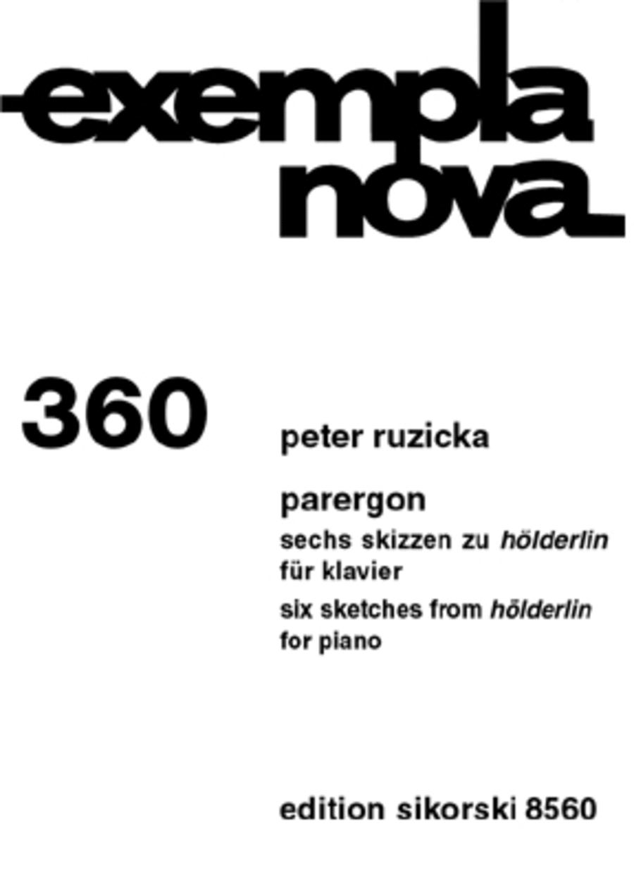 Parergon Piano Solo scores gallery preview page 1