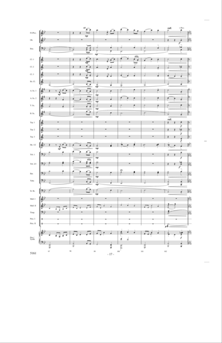 Into the Joy of Spring Concert Band scores gallery preview page 16
