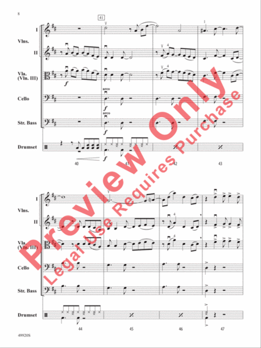 Made You Look String Orchestra scores gallery preview page 9