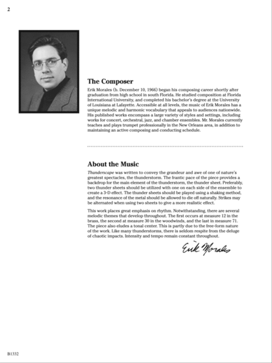 Thunderscape: Score Concert Band scores gallery preview page 2