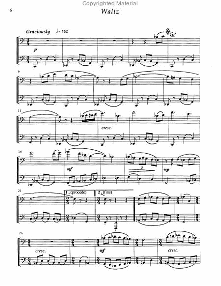 Airs and Dances Brass Duet scores gallery preview page 3