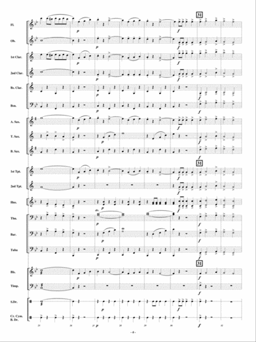 Fidelity Concert Band scores gallery preview page 5