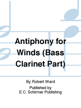 Antiphony for Winds (Bass Clarinet Part)