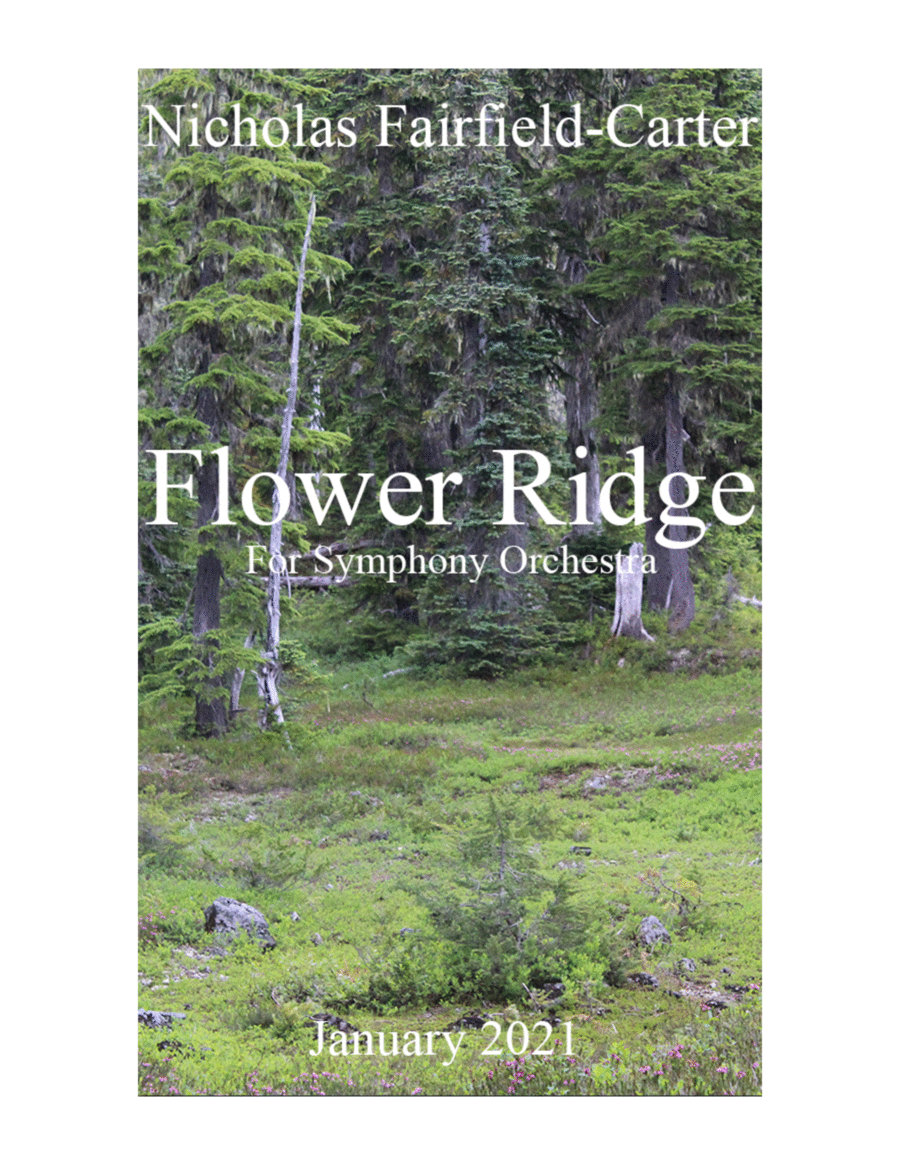 Flower Ridge From Strathcona Park Suite Full Orchestra scores gallery preview page 1