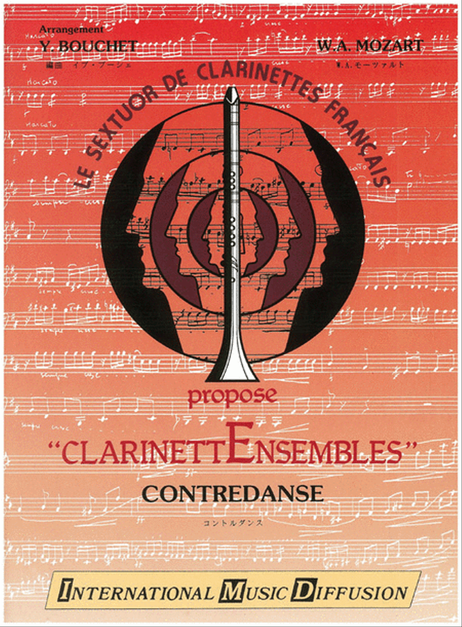 Contredanse Clarinet scores gallery preview page 1
