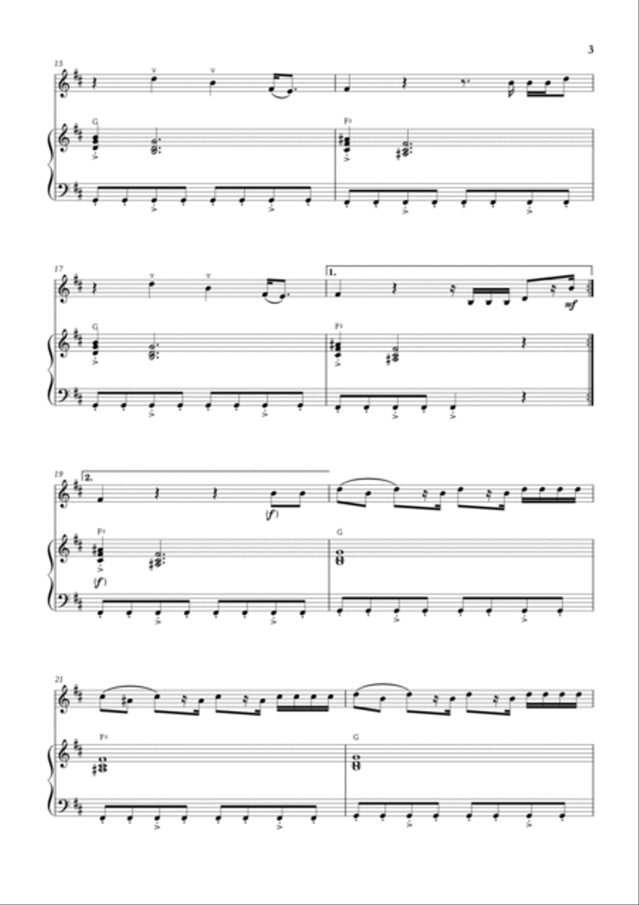 Enemy Violin Solo scores gallery preview page 3