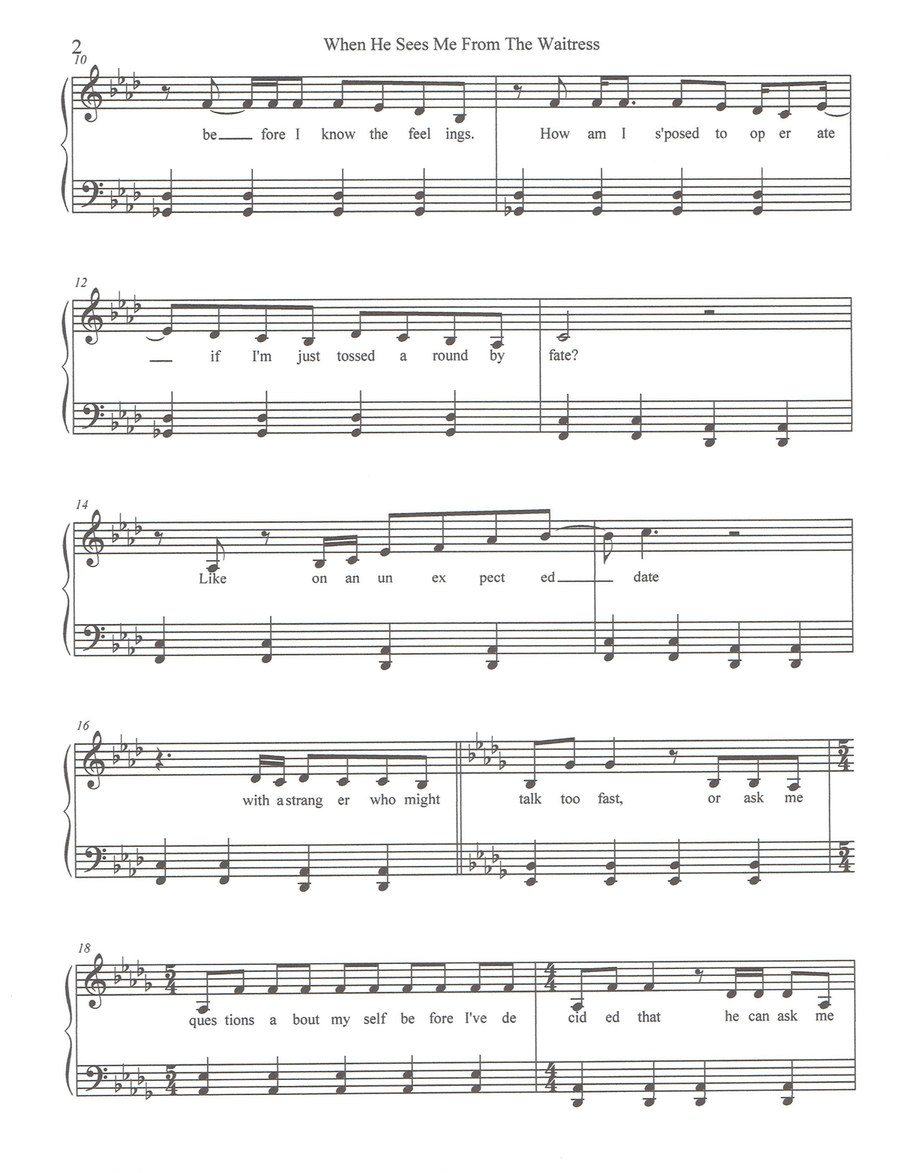When He Sees Me When He Sees Me Small Ensemble scores gallery preview page 2