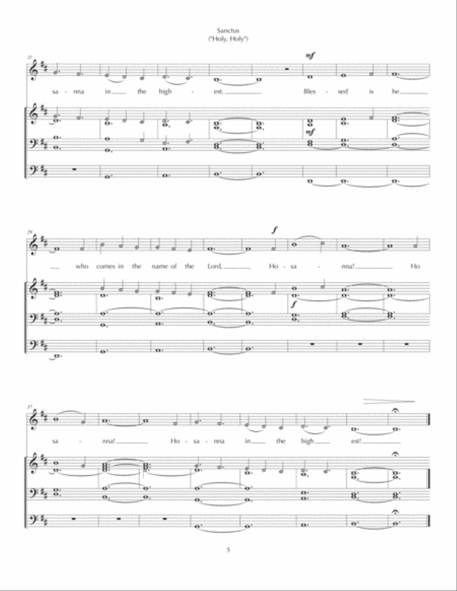 Mass for Advent - Rorate Caeli - Voice with Organ or keyboard Unison Choir scores gallery preview page 5