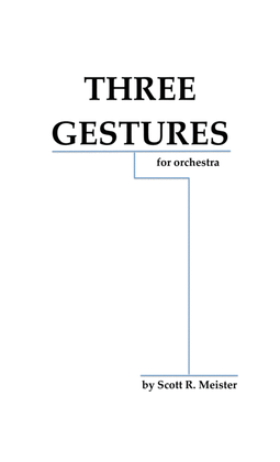 Three Gestures for Orchestra