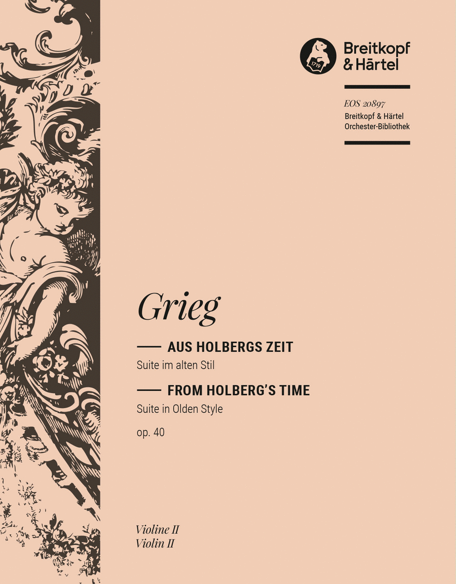 From Holberg's Time Op. 40 Part scores gallery preview page 1