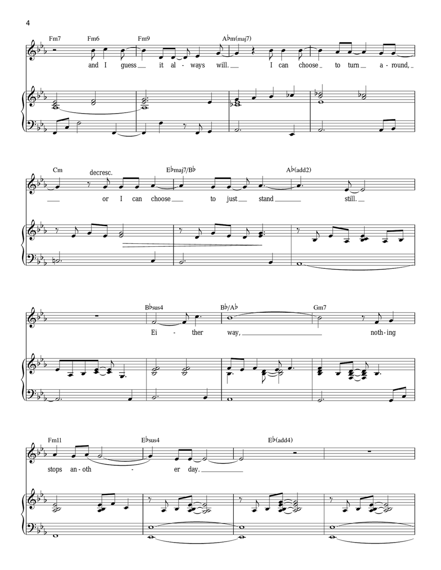 Nothing Stops Another Day Voice scores gallery preview page 4