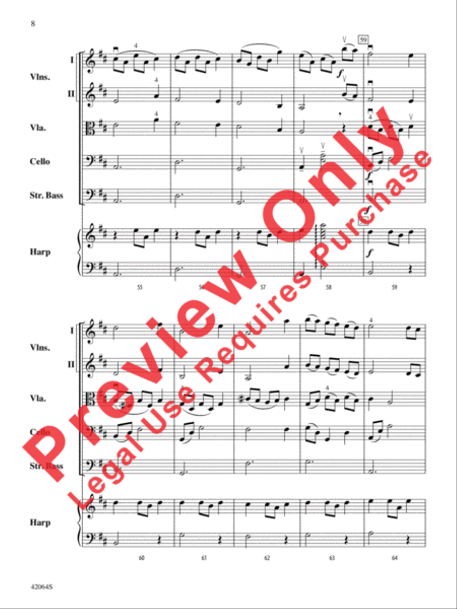 An Irish Farewell String Orchestra scores gallery preview page 9