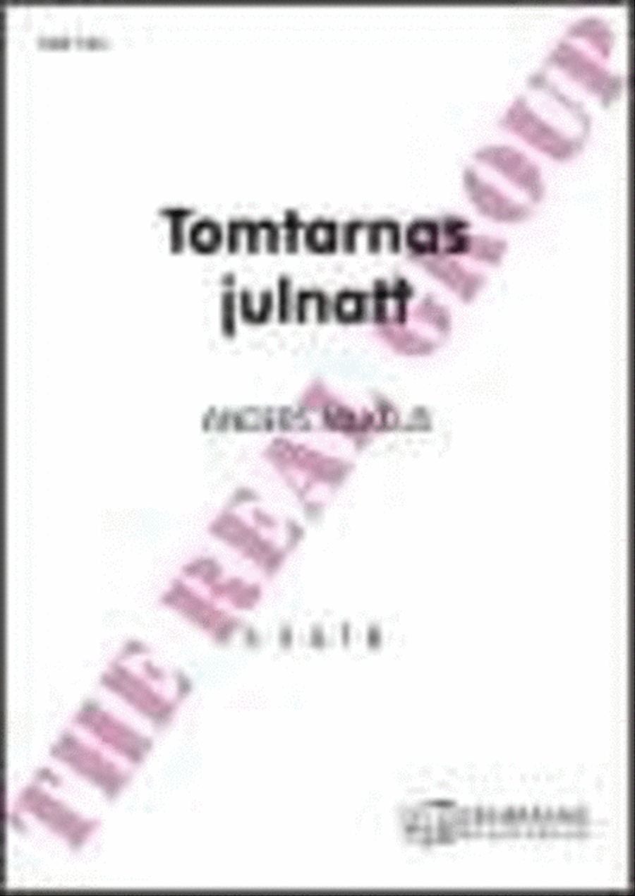 Tomtarnas julnatt SSATB scores gallery preview page 1
