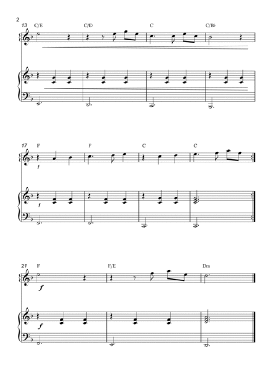 Married Life Piano scores gallery preview page 3