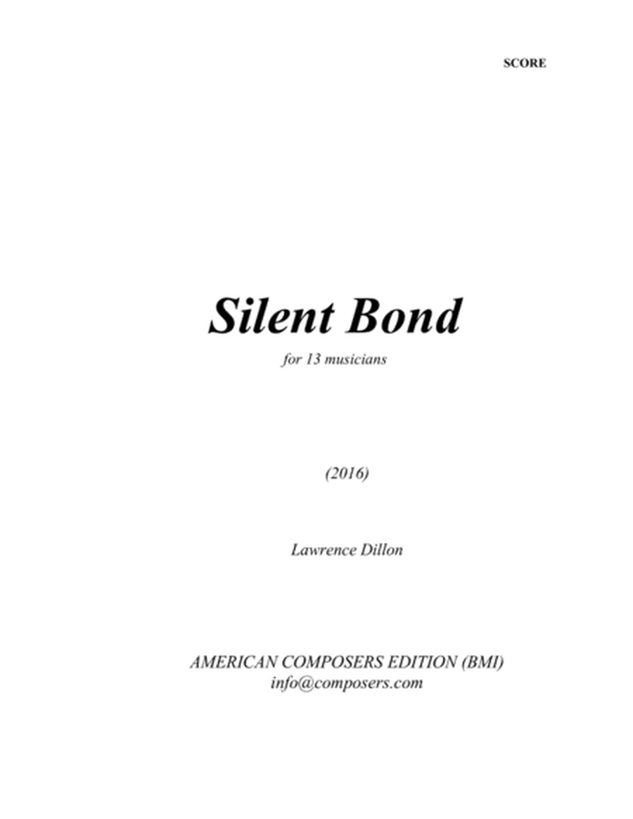[Dillon] Silent Bond