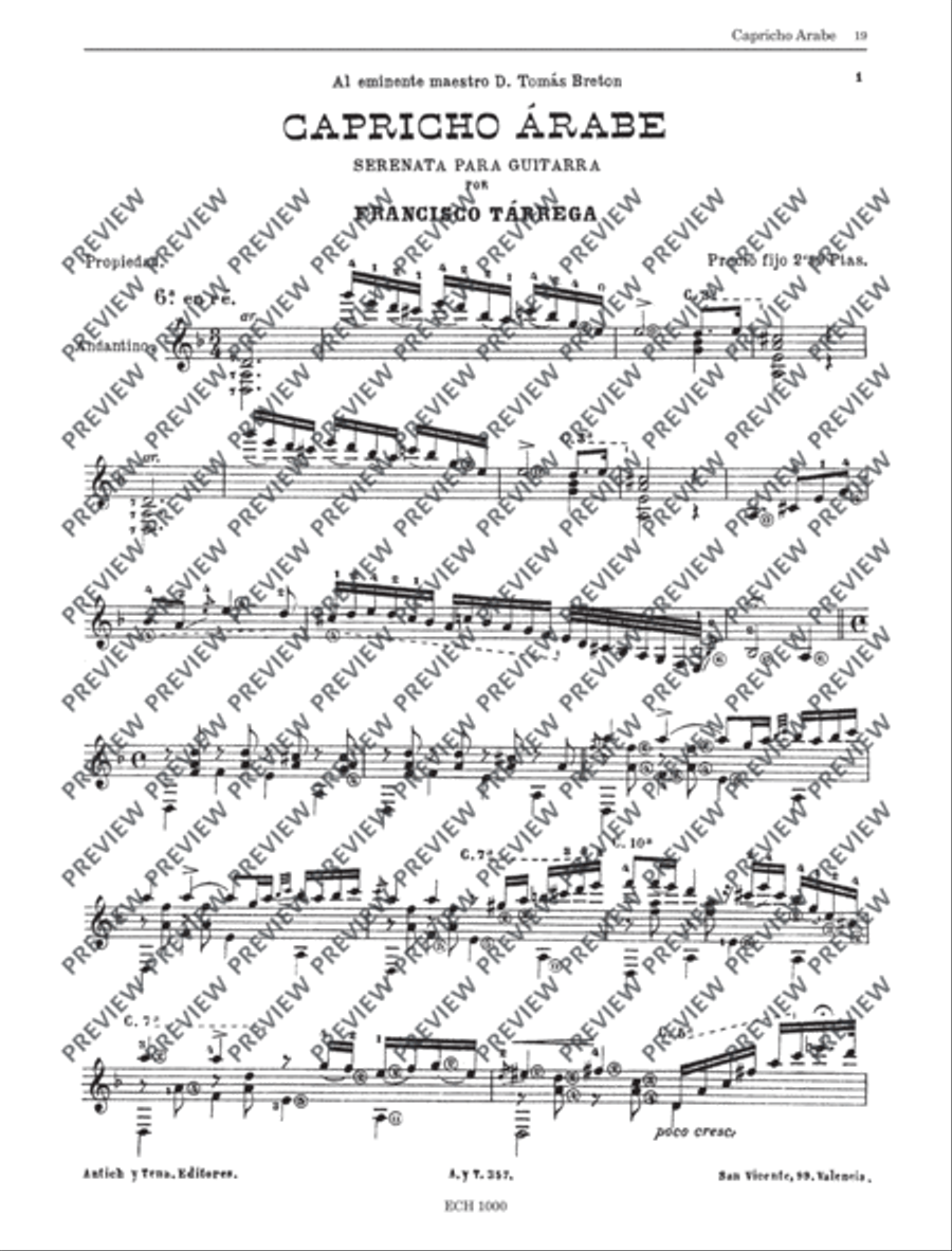 Collected Guitar Works: The Early Spanish Editions Classical Guitar scores gallery preview page 20