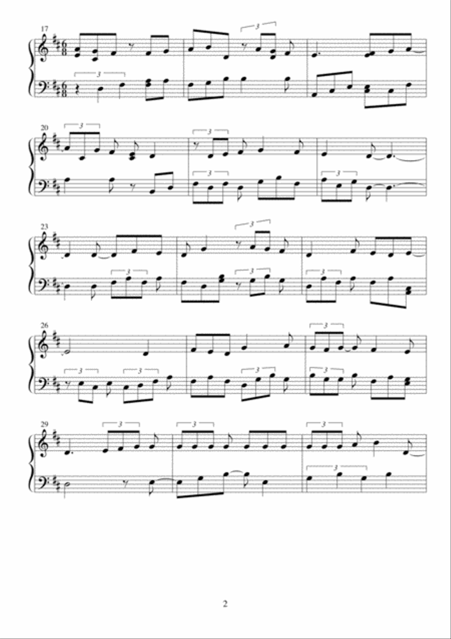 Do you know where I got this smile? Piano Solo scores gallery preview page 2