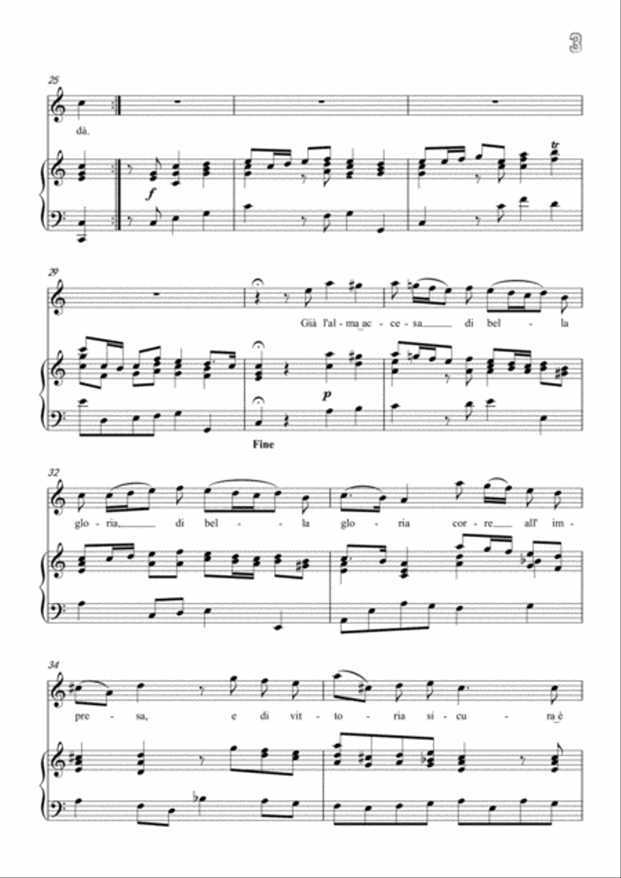 Handel-Servasi alla mia bella…Amor commanda in C Major,for Voice and Piano Handel-Servasi alla mia bella…Amor commanda in C Major,for Voice and Piano Voice Solo scores gallery preview page 5