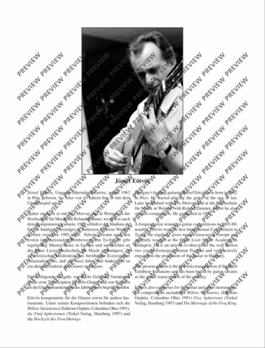 Goldberg Variations Goldberg Variations Classical Guitar scores gallery preview page 6