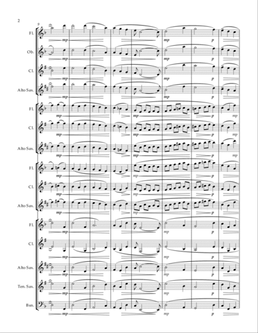 Scarborough Fair For a Flexible Combination Of Four Wind Instruments image number null