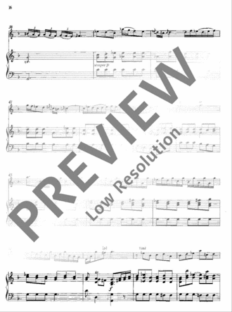Concerto F major Soprano Recorder scores gallery preview page 19