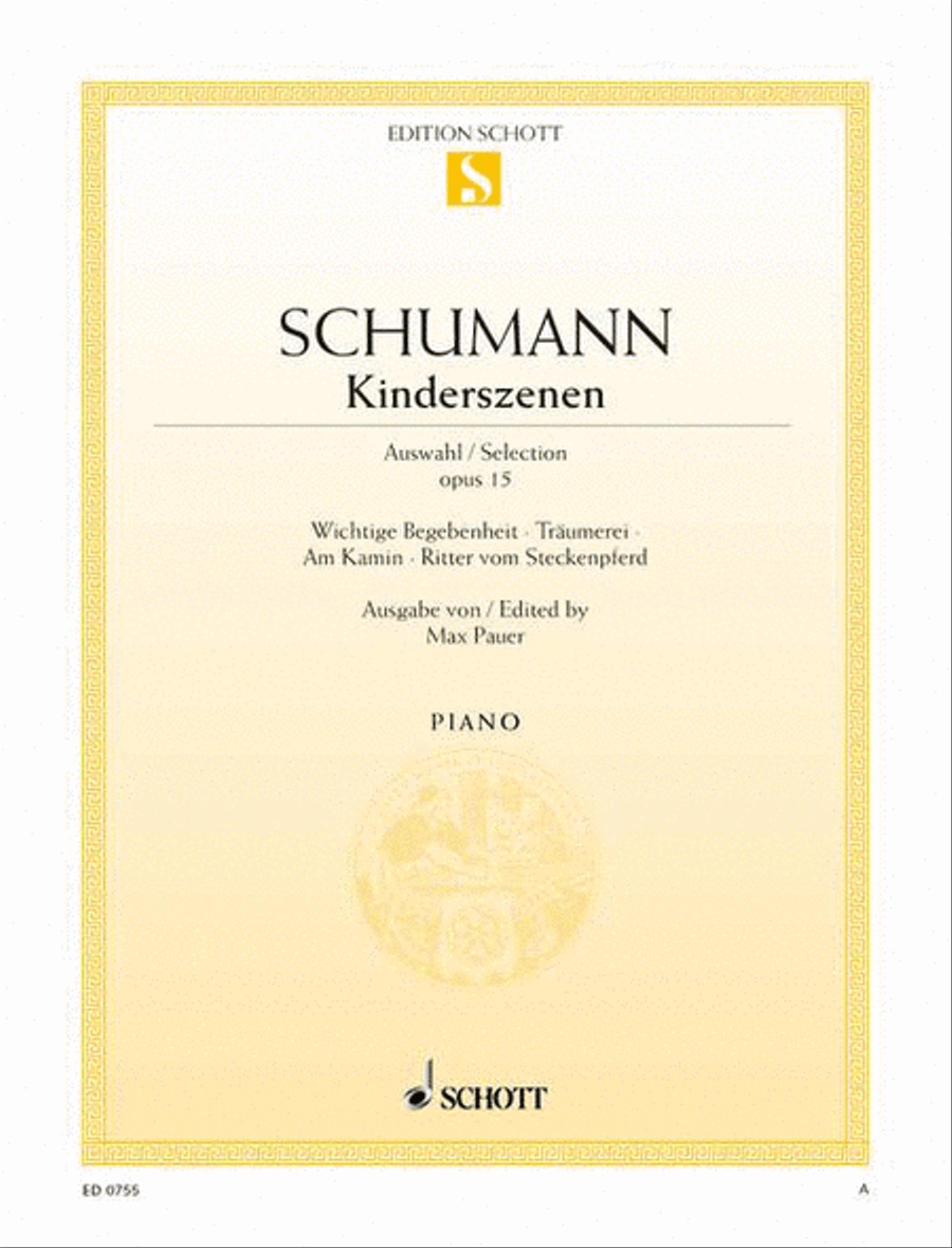 Scenes from Childhood Selections, Op. 15 Piano Solo scores gallery preview page 1