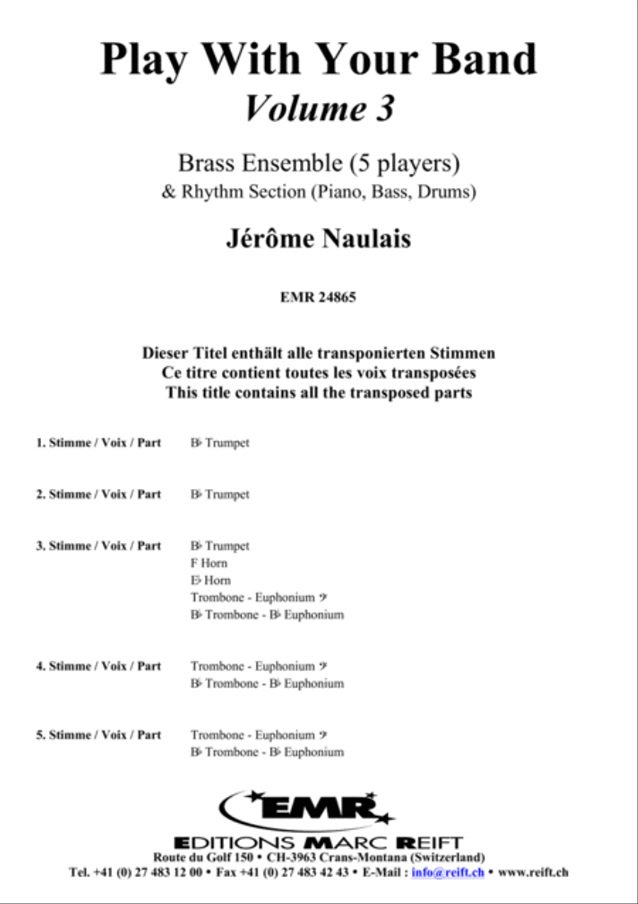 Play With Your Band Volume 3 Brass Ensemble scores gallery preview page 3