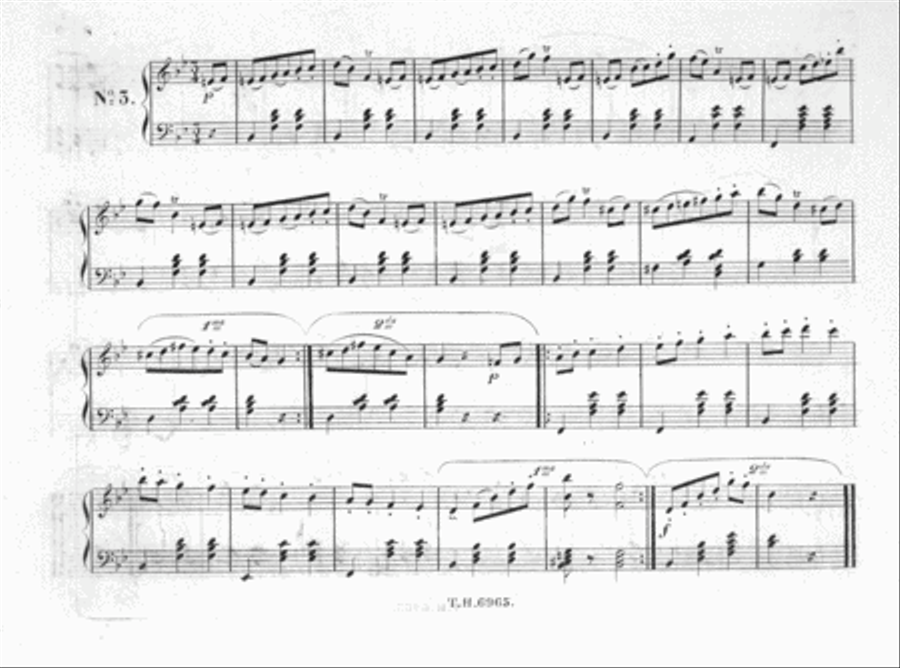 Eisenbahn-Lust-Walzer fur das Piano-Forte Piano Solo scores gallery preview page 5