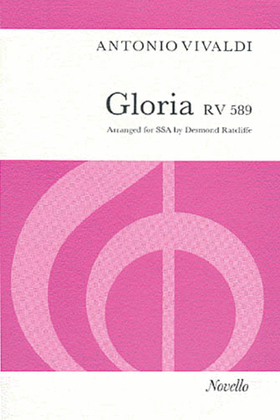 Book cover for Gloria RV.589