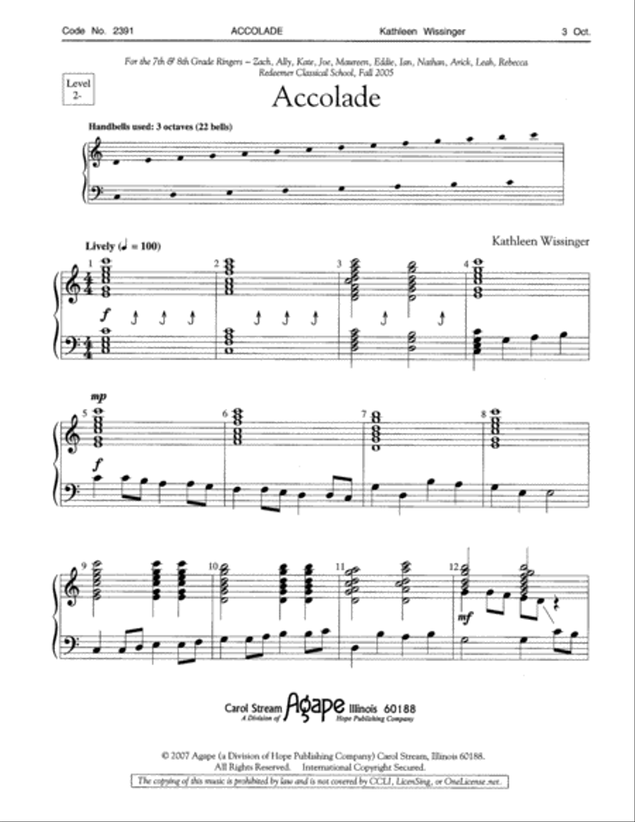 Accolade 3-Octaves scores gallery preview page 3