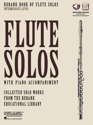 Book cover for Rubank Book of Flute Solos – Intermediate Level
